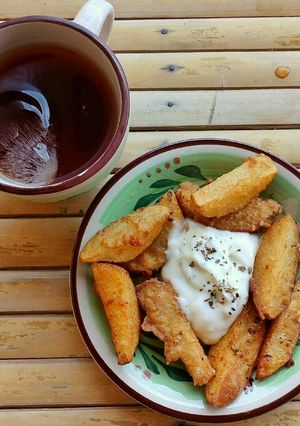 Foto resep Kentang Goreng Wedges dan Saus Tartar