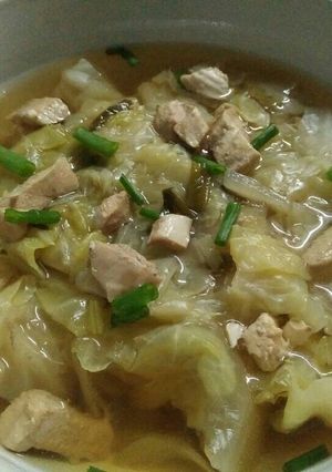 รูปของ ต้มกระหล่ำปลีอกไก่