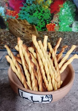 Una foto de Palitos de cheddar KETO