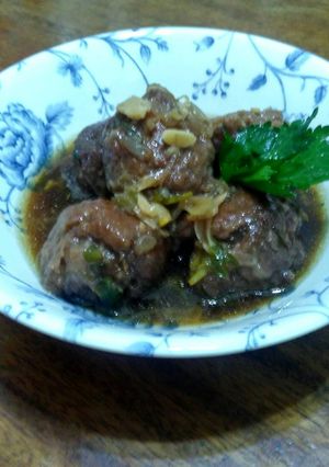 Foto resep Bola Daging Saus Lada Hitam