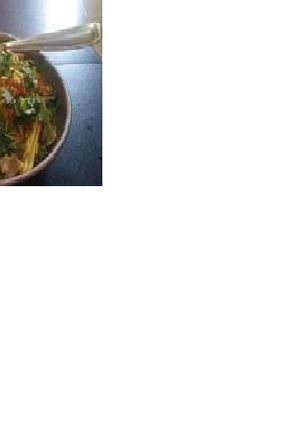 A picture of Mumbai's famous chat Bhel.