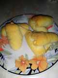 Pan con grasa o cuernitos en panetera