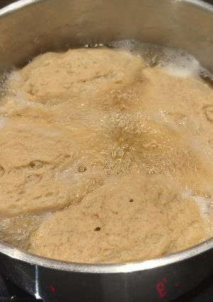 A picture of Mian jin / seitan / gluten.