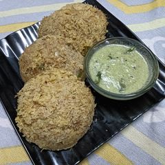 A picture of Semolina and Vermicelli idli.