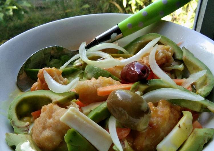 Resep Salad sehat bola bola ayam avocado Bikin Ngiler
