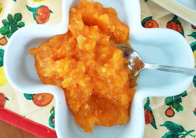 Simple Way to Make Veloce Marmellata di zucca, arancia, limone e zenzero