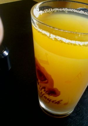 A picture of Rooibos juice.
