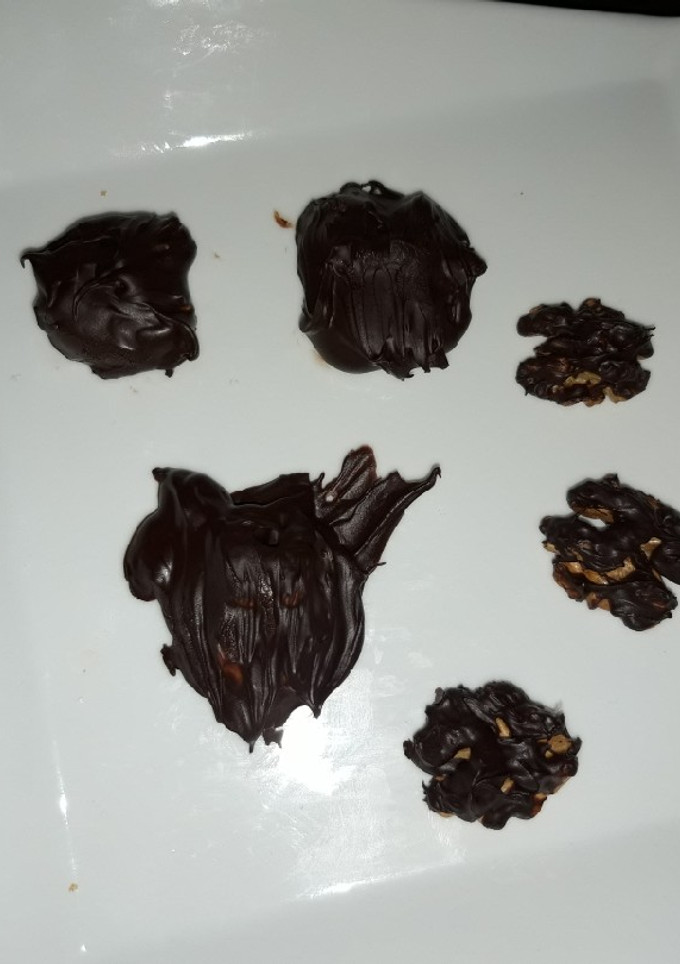 Una foto de Nueces de chocolate