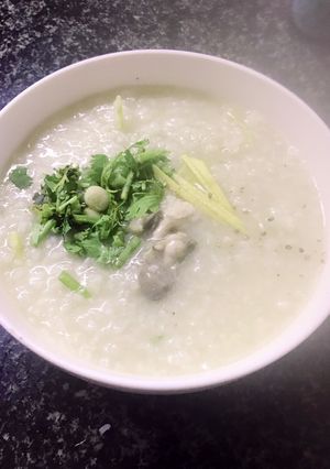 Hình của món Cháo hàu.