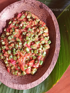 Foto resep Sambal Pecak Kacang Panjang