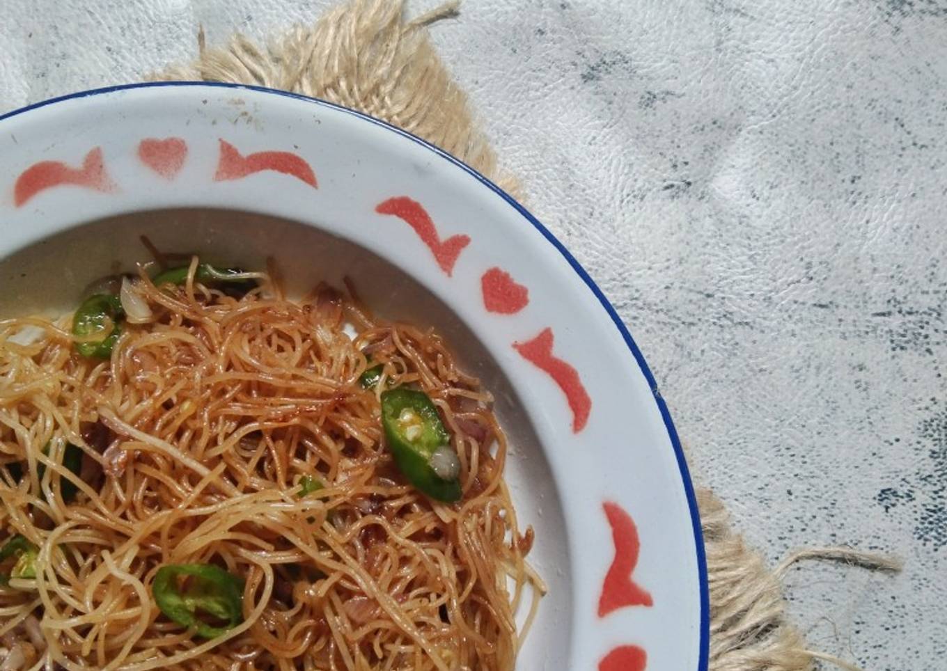Bihun Goreng Cabe Ijo