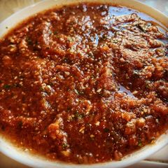 A picture of Easy Homemade Salsa.