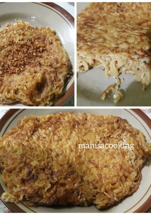 Foto resep Omibu (Omelet Mi Buru-Buru)