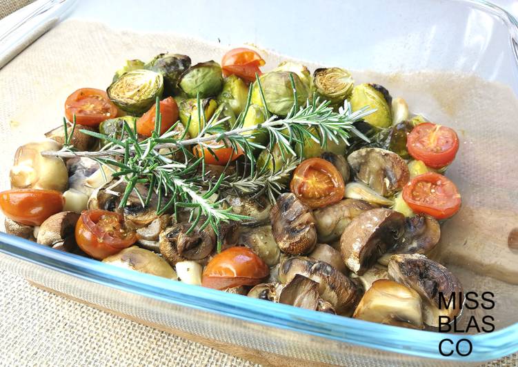 Verduras al horno para guarnición