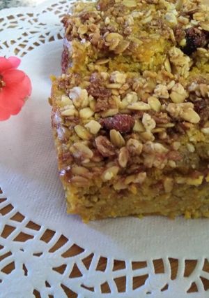 รูปของ Healthy Pumpkin Cake ❌sugar&flour |ขนมคลีน : เค้กฟักทอง ❌แป้ง ❌น้ำตาล ❌เนย ❌ผงฟู