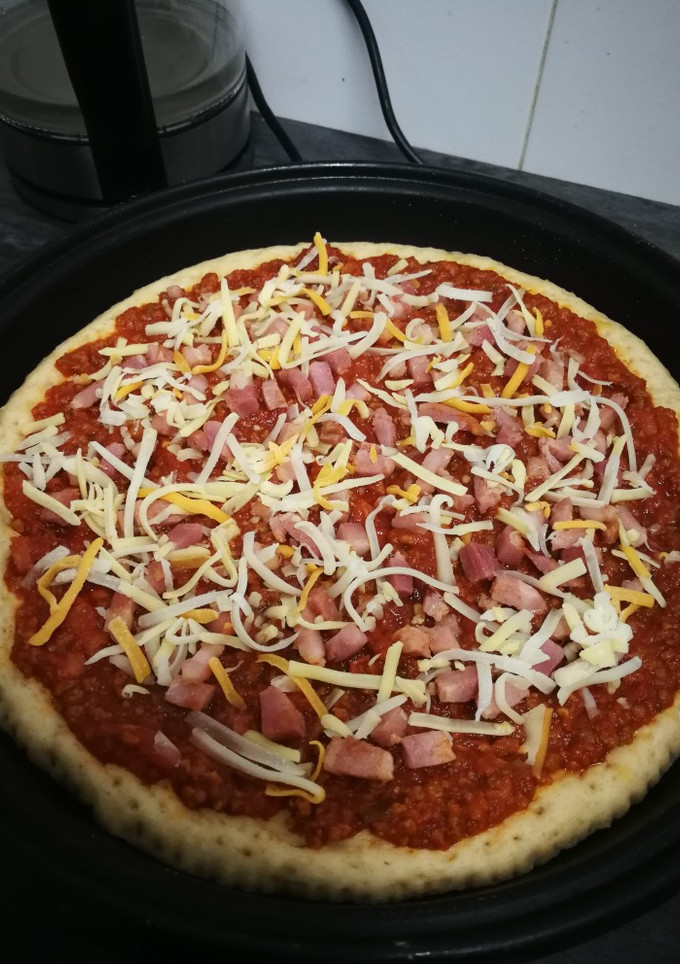 Una foto de Pizza casera