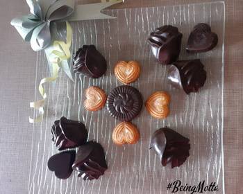 How To Make Recipe Heart  Roses Chocolates Restaurant Style