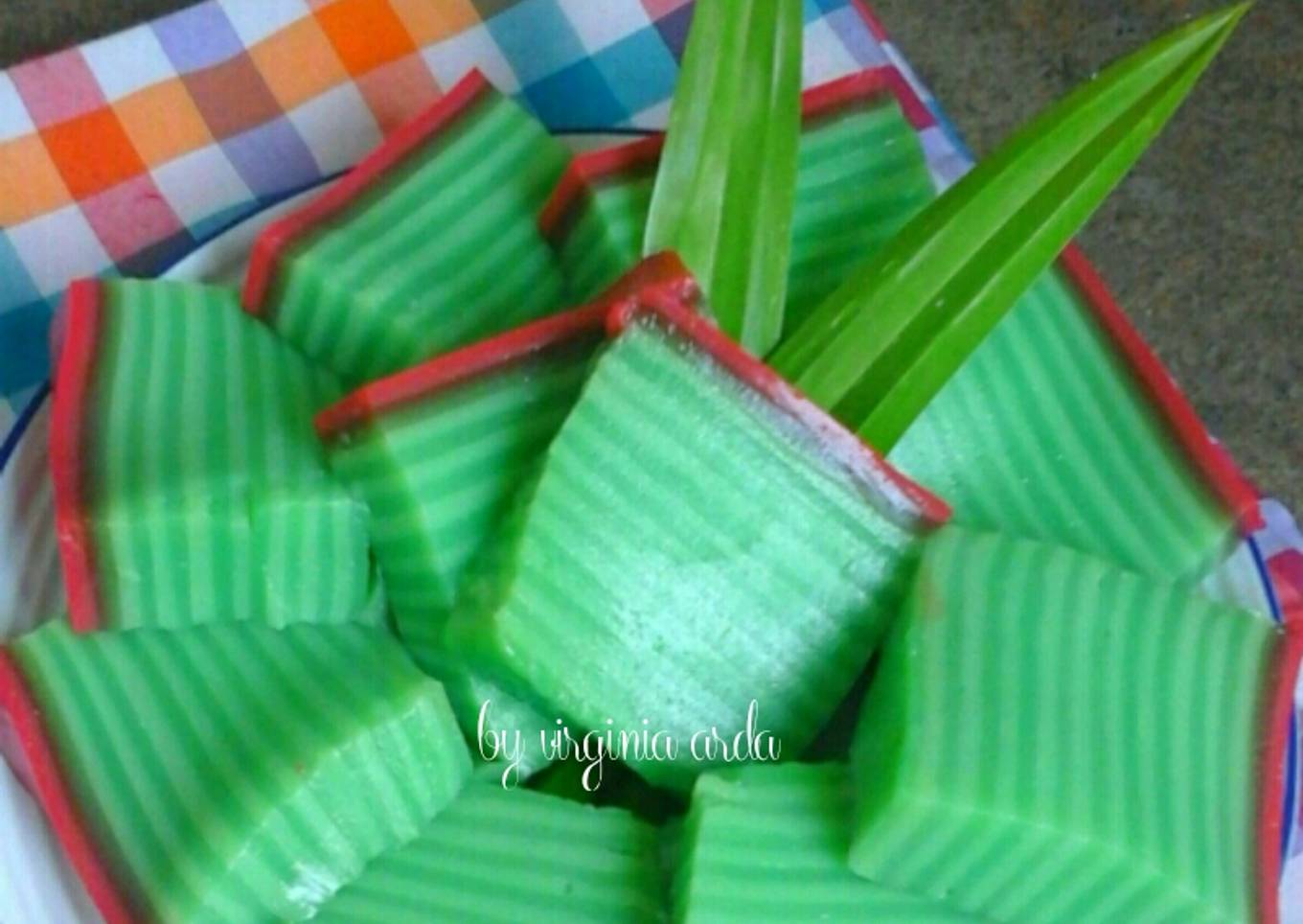 Lapis Kanji Pandan Enak dan Anti Gagal 🍀