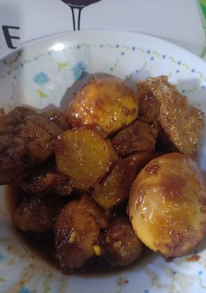 Foto resep Semur telur tahu & Kentang