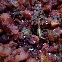 Beet Root sabji A picture of Beet Root sabji.