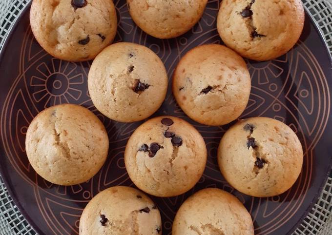 Muffins aux Pépites de Chocolat / Healthy