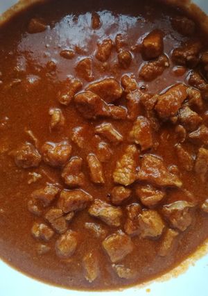 Sertéspörkölt titkokra szedve recept fotója