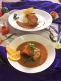 Fish curry in orange juice