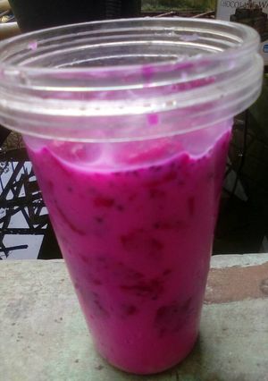 Foto resep Es susu naga