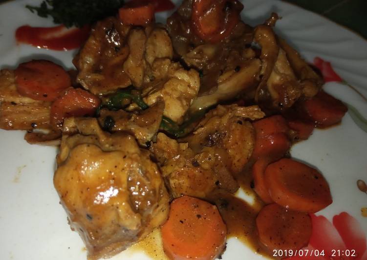 Resep Resep ayam black papper, Enak Banget