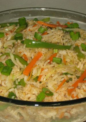 A picture of Vegetable Italian biriyani #MyRiceDishContest.