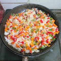 A picture of Vegetable rice.