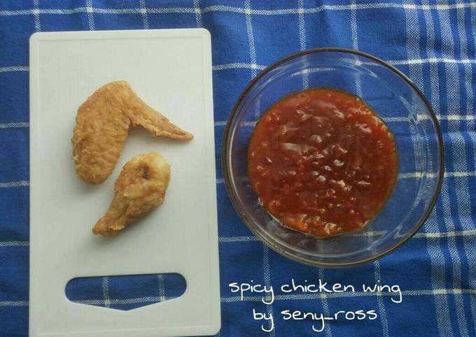 Spicy chicken wing richeese/ sayap ayam pedas