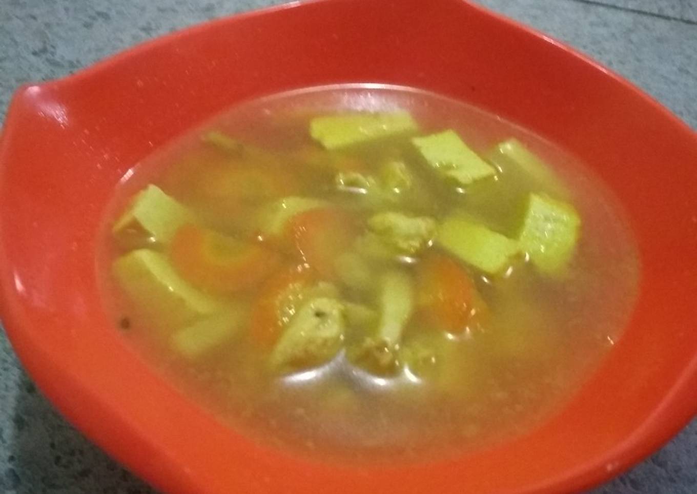 Soto ayam untuk anak usia 1 tahun