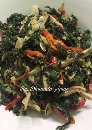 Foto resep Tumis Daun Singkong Teri