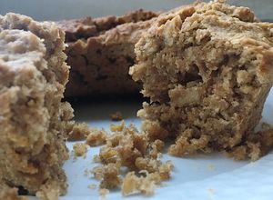 Una foto de Budín de pera y naranja