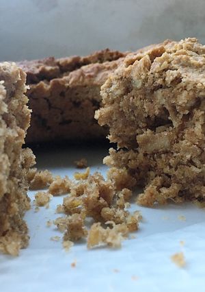 Una foto de Budín de pera y naranja