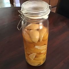 A picture of California Farm Pickled Fresh Lemons.