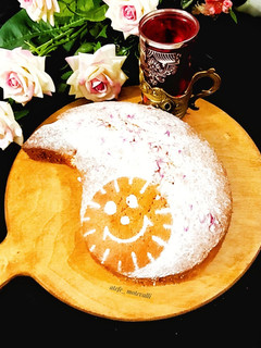 عکسی از دستور کیک ساده پنبه ای