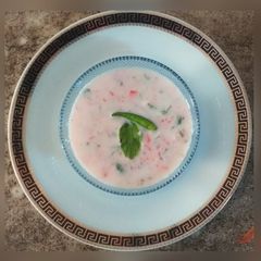 A picture of Dahi raita.