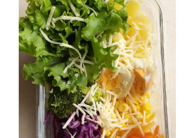 Cara Mudah Membuat Salad sayuran Sempurna