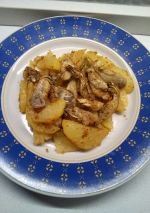 Foto di Carciofi e patate sabbiose