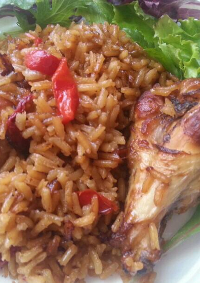 Una foto de Arroz con pollo