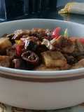 Tumis Cumi asin pedas campur tahu..