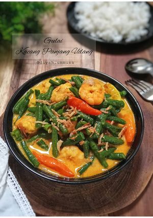 Foto resep Gulai Kacang Panjang Udang