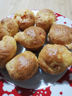 Foto di Muffin salati zucca e salame glutenfree 🧁🎃😋