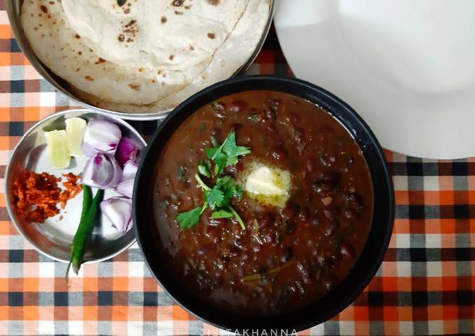 Rajma with Methi and Palak