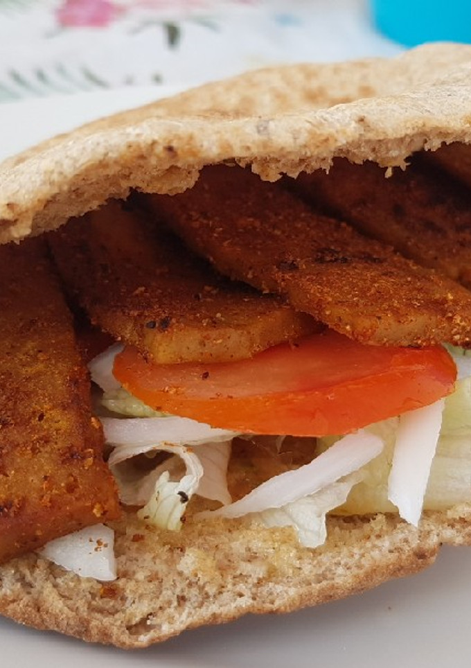Una foto de Kebab de seitán