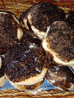 Una foto de Tortitas negras súper fáciles