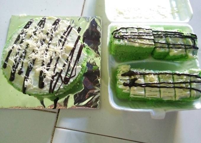 Cara membuat Bolu pandan kukus pakai telur mentok takaran sendok Cara membuat Bolu pandan kukus pakai telur mentok takaran sendok