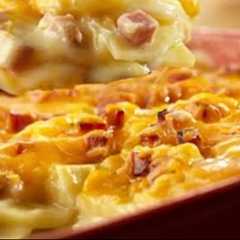 A picture of Quick 'n Easy Scalloped Potatoes & Ham Casserole.
